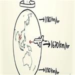 زمین به سمت شرق می‌چرخد، پس چرا پرواز به غرب سریع‌تر نیست؟