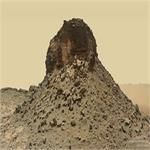 تپه ویران در مریخ/عکسی که مریخ‌نورد کنجکاوی گرفت