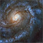 تصویر نجومی روز ناسا: ام100: یک کهکشان مارپیچی بسیار بزرگ