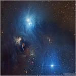 گردوغبار و ستاره های صورت فلکی تاج جنوبی