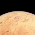 مریخ وارونه از زاویه دید مدارگرد 