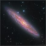 NGC 253  کهکشان سکه نقره ای
