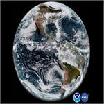 ثبت تصویر خیره کننده زمین توسط ماهواره هواشناسی GOES-17